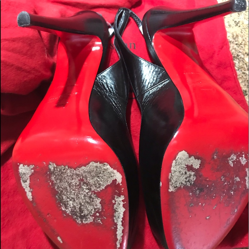 Authentic Christian Louboutin No Privé Slingback SZ 39 - Picture 3 of 4
